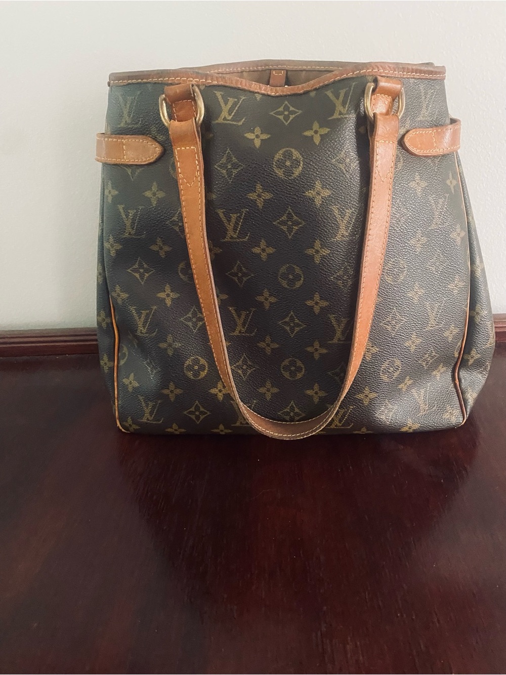 Louis Vuitton Vertical Batignolles Monogram Shoulder Bag no box or dust bag